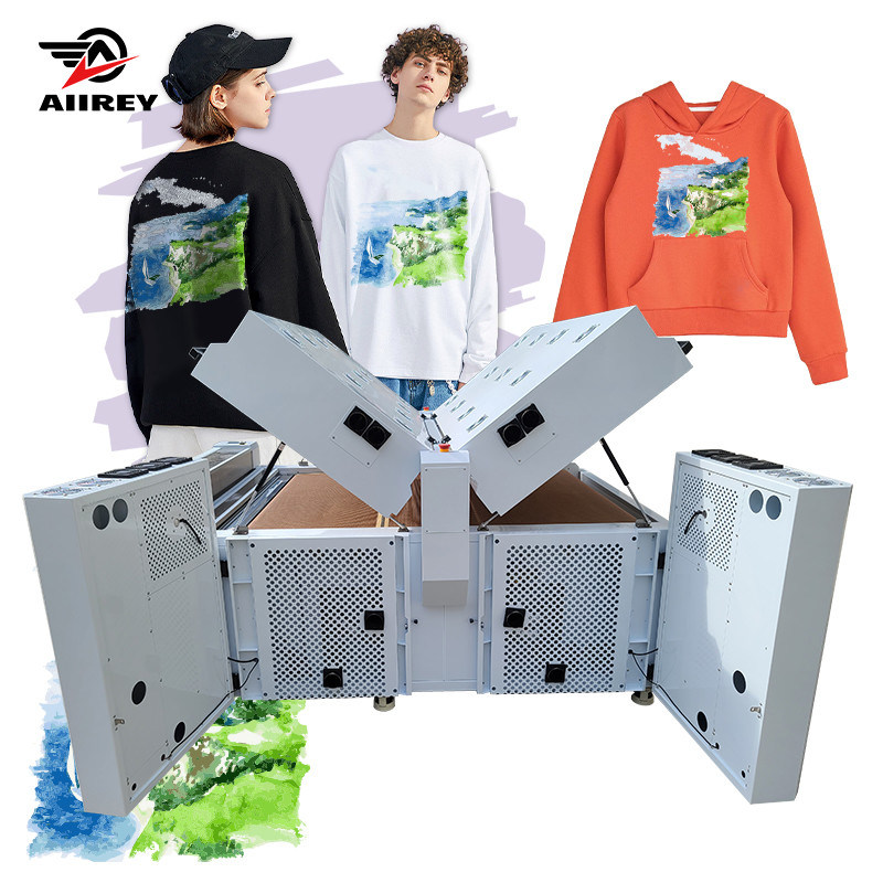 مزج مسحوق DTF الصناعي 6KW قوة طبل امتصاص الشبكة الحزام منع تشوه الفيلم 400 كجم الوزن يدوي / التحكم التلقائي