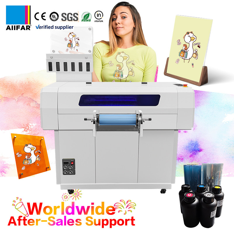 طابعة ريفين كولور رول إلى رول UV DTF Inkjet للفيديو للتفتيش الخارجي