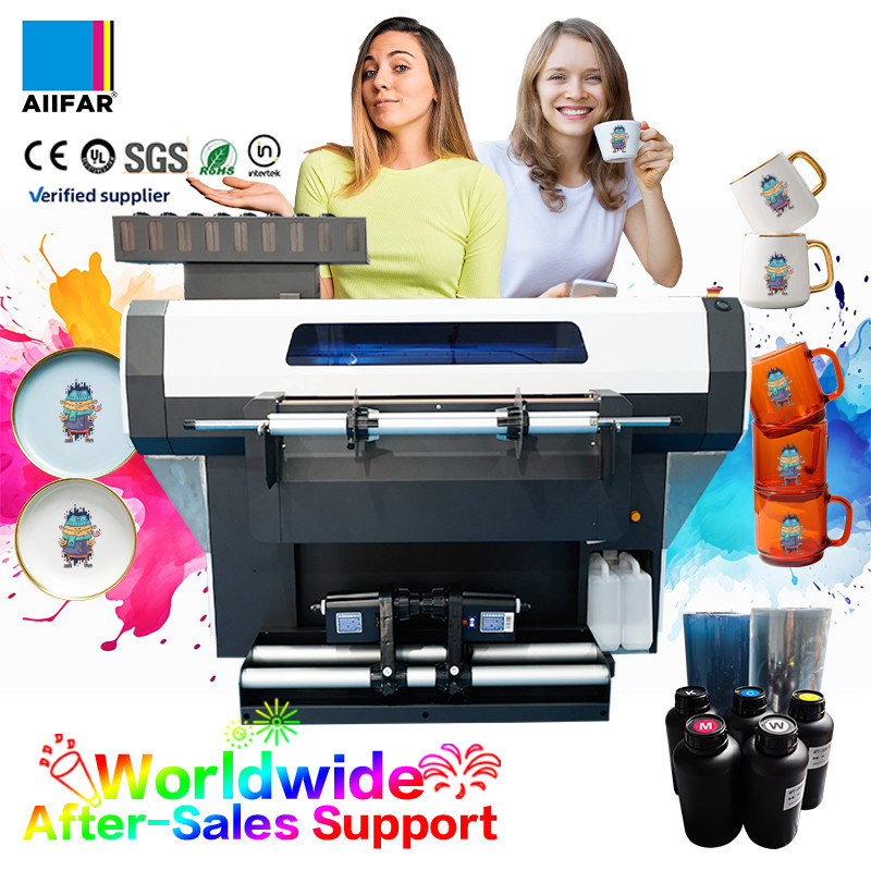 طابعة UV DTF الحبر الاصطناعي للإنتاجية 110V / 220V الضغط طباعة الملصقات الكريستالية