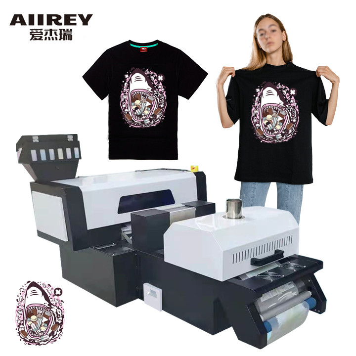 طابعة XP600 ذات رأس مزدوج 300 مم DTF لون حبر مخصص CMYK W LC LM