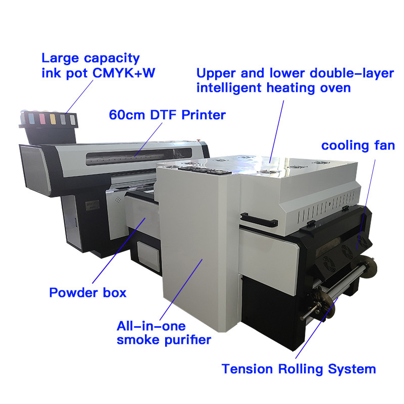 CMYK Color Heat Transfer Printing Machine T Shirt Dtf Printer
